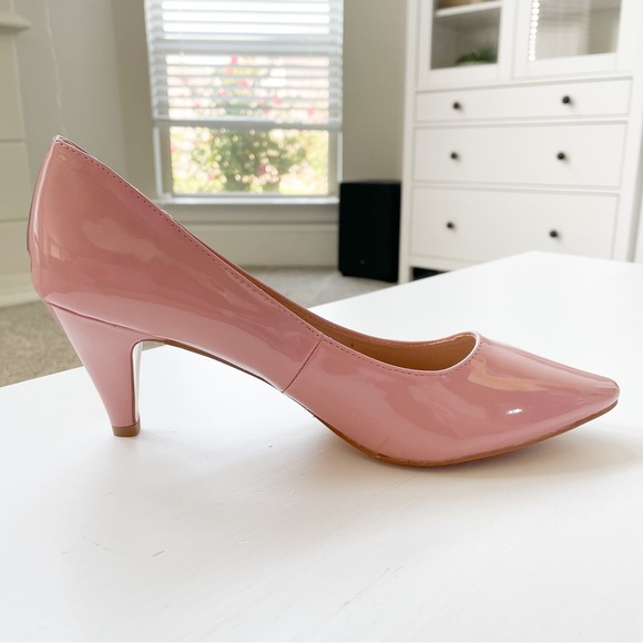 Forever Mauve PAT Pointed Toe Heels Grande-22 - Picture 2 of 8
